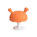 Vicanber Kids Silicone Mushroom Chewing Teething Toys Baby Toddler Soft Teether Massager(Orange)