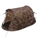2-person Pop-up Tent Camouflage vidaXL