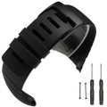 Silicone watch band replacement watch bracelet strap With clasp fastener for SUUNTO CORE