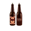 9.5"" Walnut Beer Bottle Pepper Mill - Without Label