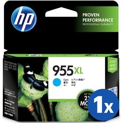 HP 955XL Original Cyan High Yield Inkjet Cartridge L0S63AA - 1,600 Pages
