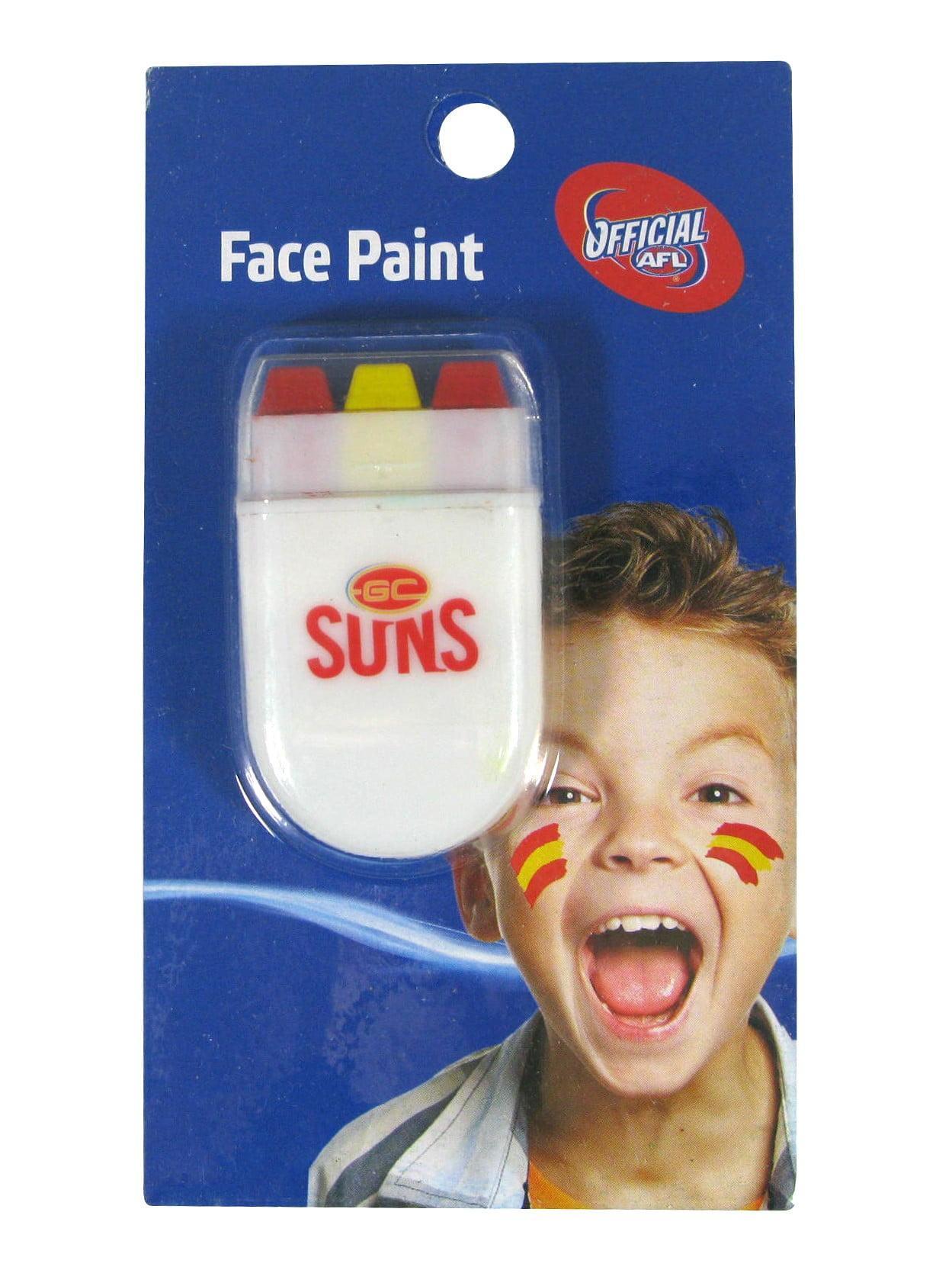 Gold Coast Suns AFL Team Face Paint Stick