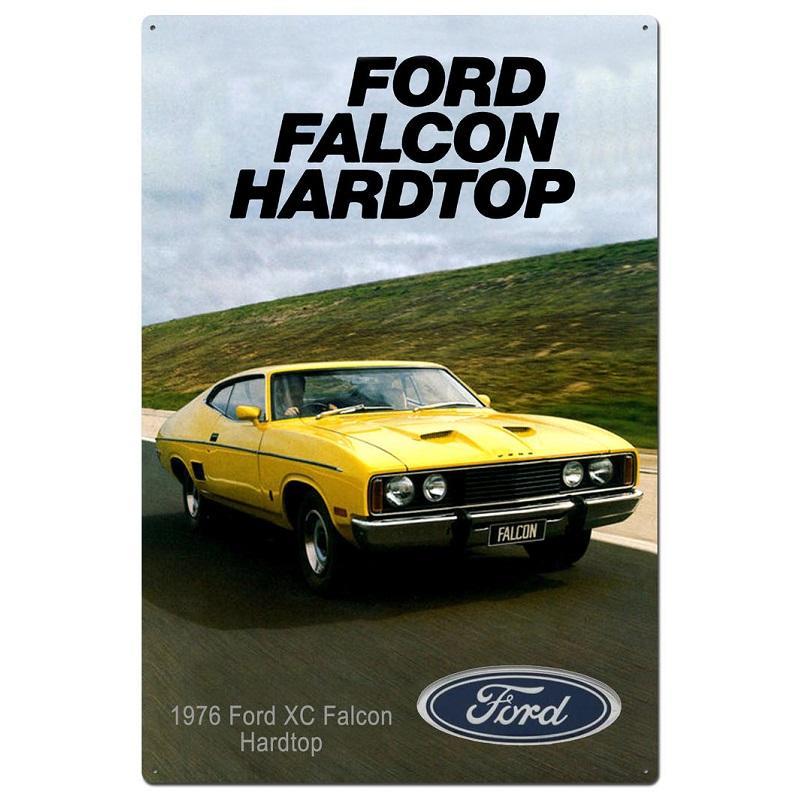 Ford Falcon Hardtop Tin Sign 30x20cm