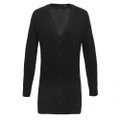 Premier Womens/Ladies Longline V Neck Knitted Cardigan (Black) (22)