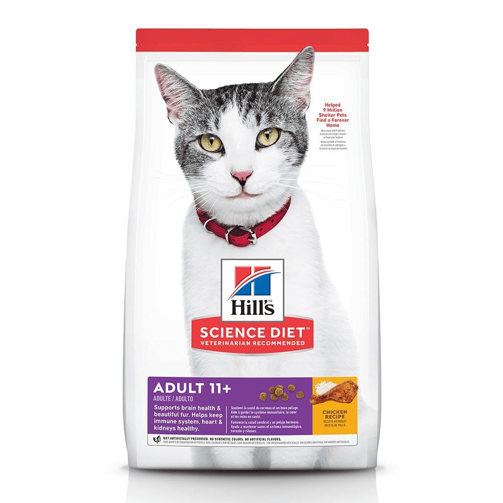 Hills Adult 11+ Age Defying Dry Cat Food Chicken 3.17kg