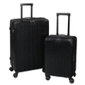 Caribee Pegasus Series 28in Hard Shell/19in Carry On Travel Suitcases Luggage BLK