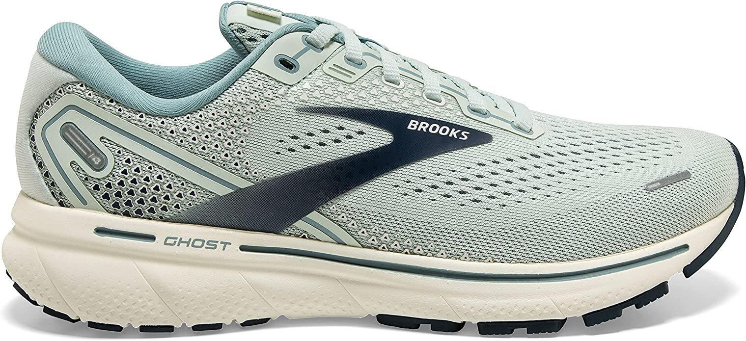 Brooks Ghost 14 Womens Running Shoes Sneakers Runners - Aqua/Whisper White/Navy	- US 7
