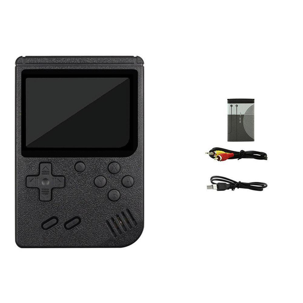 Retro Portable 3" LCD Large Screen Mini Handheld Video Game 1 Player Console TV AV Out Kids Gift 400 IN 1 Classic games