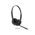 Yealink TEAMS-UH34-D UH34 Dual Ear Wideband Noise Cancelling Microphone USB Connection, Leath
