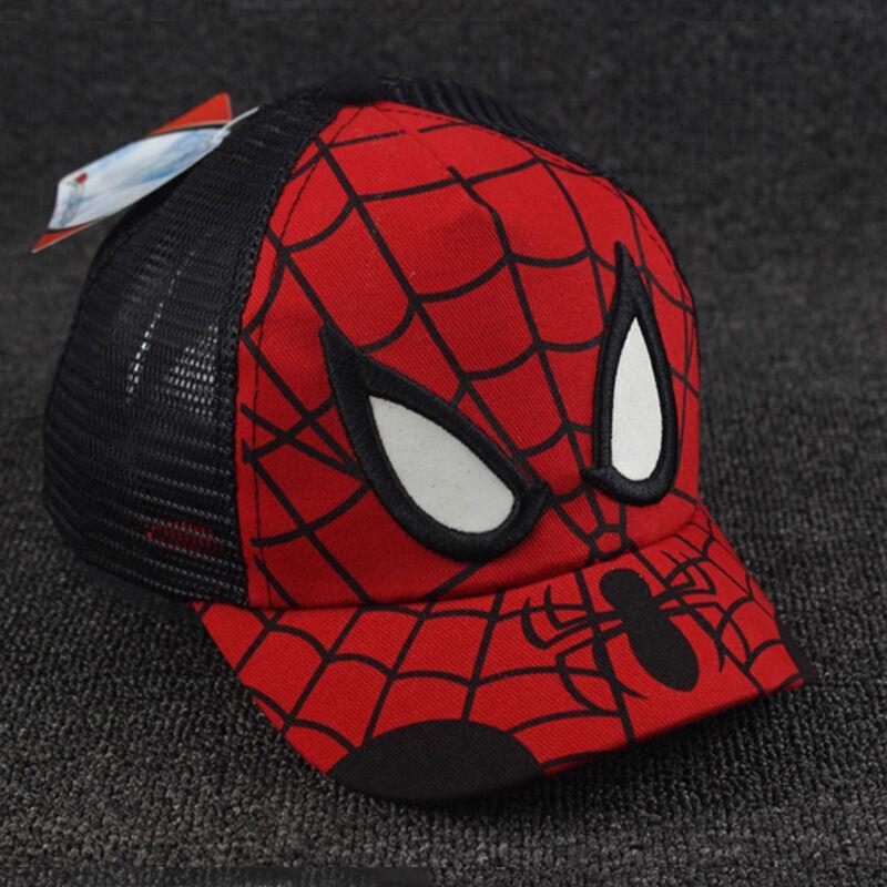GoodGoods Unisex Kids Boys Girls Spiderman Baseball Cap Hiphop Bboy Snapback Sun Hat Adjustable
