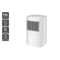 Advwin 12L Dehumidifier, Portable Compressor Dehumidifiers for Home Bedroom Bathroom and Basement White