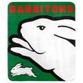 South Sydney Rabbitohs NRL Polar Fleece Printed Throw Rug