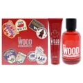 Red Wood by Dsquared2 for Women - 2 Pc Gift Set 3.4oz EDT Spray, 5.0oz Perfumed Body Lotion