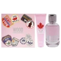 Wood by Dsquared2 for Women - 2 Pc Gift Set 3.4oz EDT Spray, 5.0oz Body Lotion
