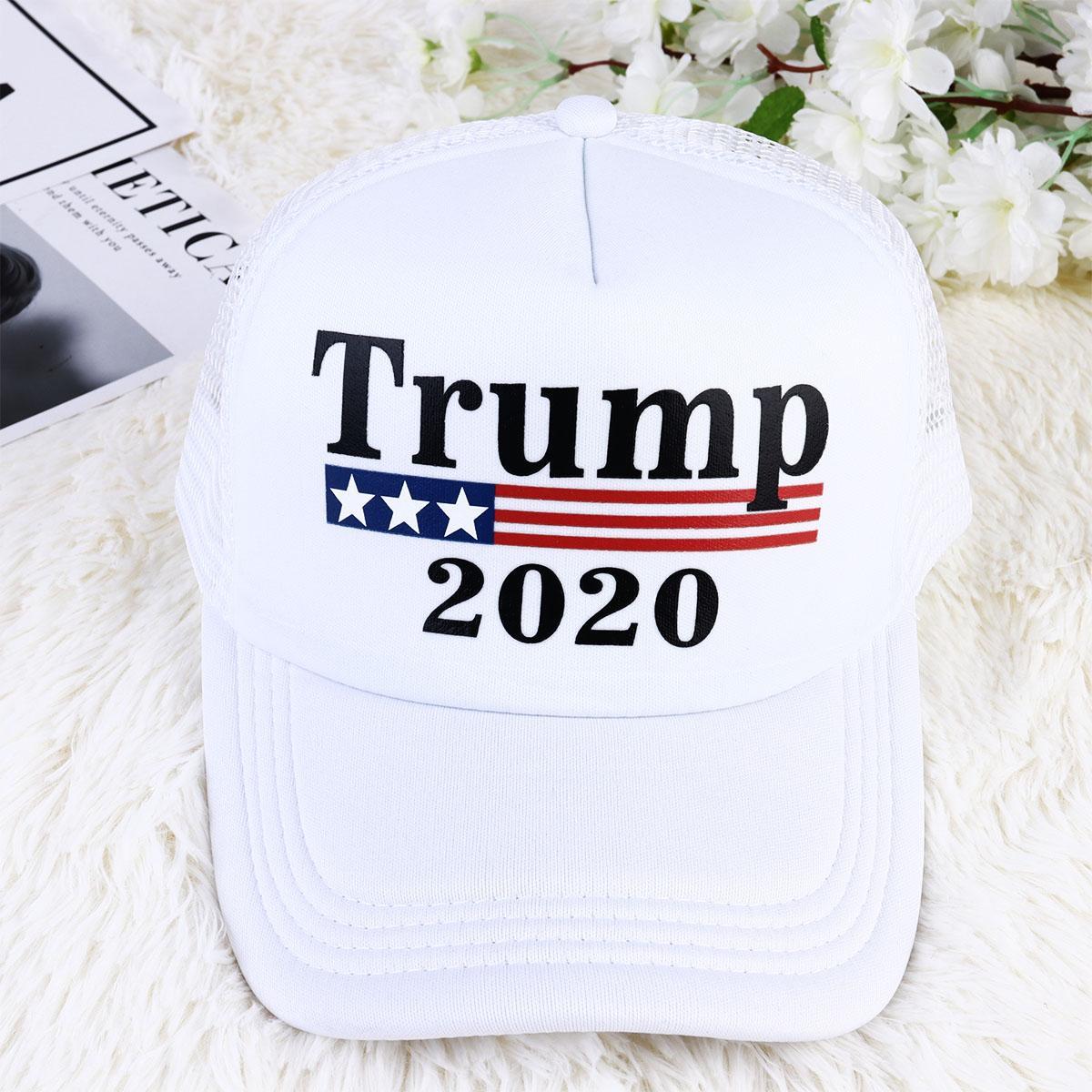 Trump 2020 Sun Hat Creative President Election Baseball Hat Unique Hip Hop Hat for Men Women - White