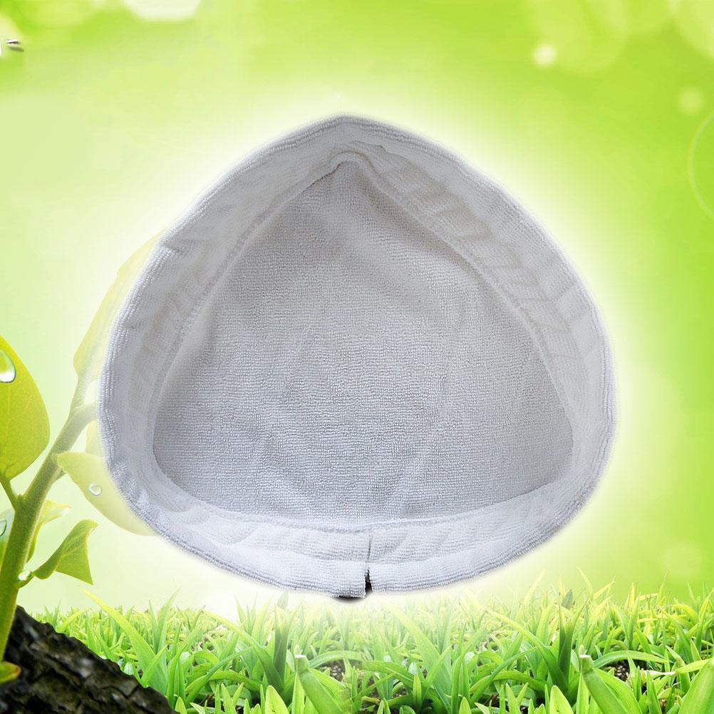 3pcs Universal Washable Triangular Fiber Cleaning Pad Cover Steam Mop Cloth Pad Cover for H20 X5 (White)