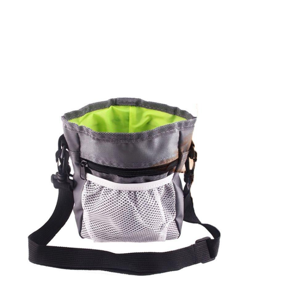 Training Pet Snack Outdoor Waist Portable Foldable Multifunctional Bag Gray