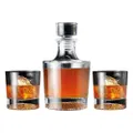 Alex Liddy Grand Cru 3 Piece Whisky Decanter Set