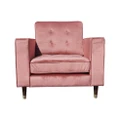 Fiona Pink Sofa 1 Seater