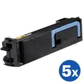 5 x Compatible TK-564K TK564K Black Toner Cartridge For Kyocera FS-C5300DN, FS-C5350DN, P-6030CDN