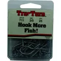 Tru Turn 711 Forged Perma Streel Cone Cut Fishing Hook 25pk #3/0