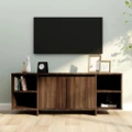 TV Cabinet Brown Oak 130x35x50 cm Engineered Wood vidaXL