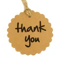 Wedding Favour Tags x 50 For Thank You Gift Party Bomboniere Souvenir Rustic