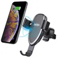 Wireless Car Mount Phone Holder with Fast 15W Charger 7.5W for iPhone Samsung