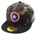 GoodGoods Child Toddler Superhero Spiderman Baseball Cap Adjustable Snapback Hip-hop Sun Hat(Captain America)