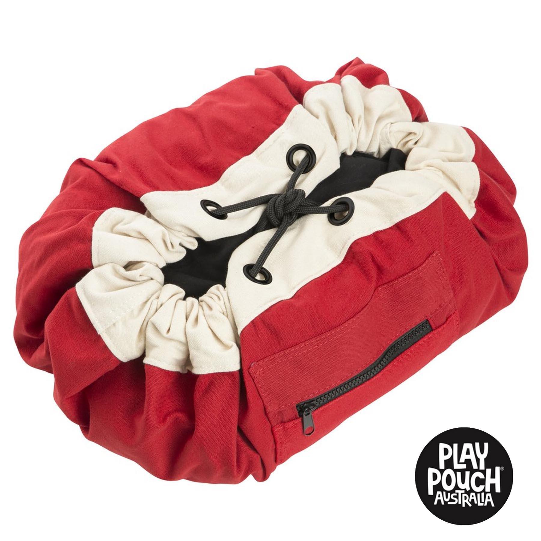 Play Pouch - Mini Rocket Red - Kids Toys Portable Storage Play Mat Bag - 65cm