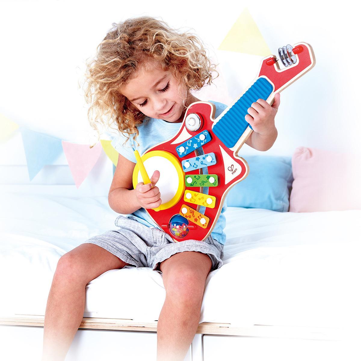 Hape - 6-in-1 Music Maker Kids Toddler Musical Instrument Toy