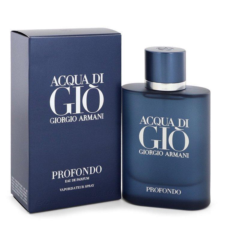 Acqua Di Gio Profondo by Giorgio Armani Eau De Parfum Spray 2.5 oz for Men