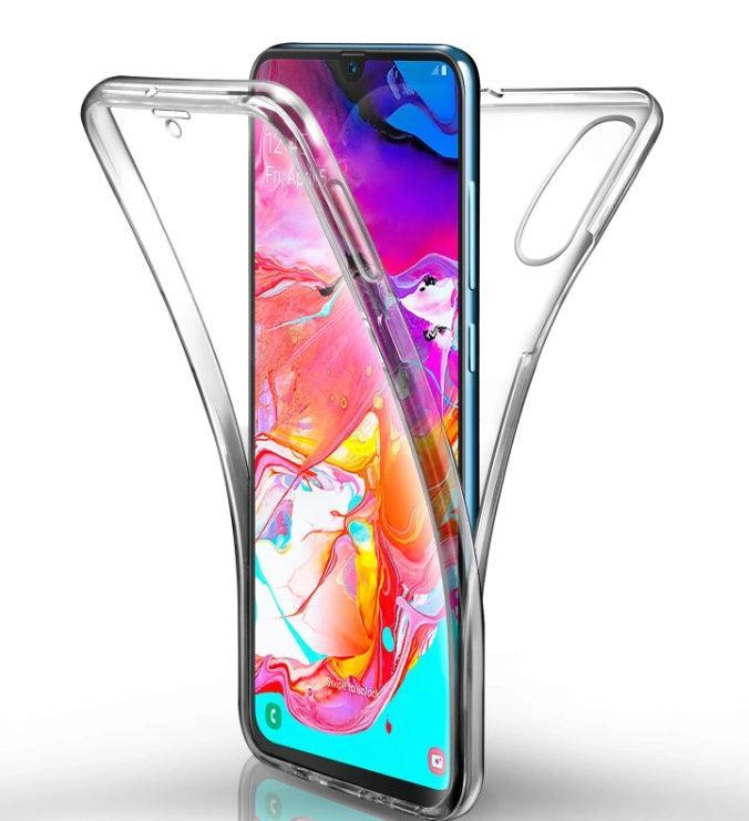 Samsung Galaxy A20 A30 A50 A70 A21s A11 Case 360oShockproof Full Clear Silicone Cover