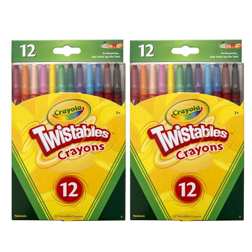 24pc Crayola Twistables Crayons Colouring Drawing Arts/Craft Kids/Children 3y+