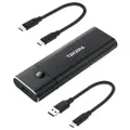 M2 NVME NGFF SATA SSD to Type-C/USB 3.0 Portable External Drive Enclosure Case