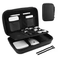 Hard Travel Case Compatible with MacBook Power Adapter Apple Black