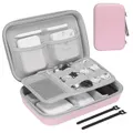 Hard Travel Case Compatible with MacBook Power Adapter Apple Rosegold