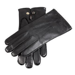 DENTS Mens Premium Kangaroo Leather Gloves Wool Lined Winter Gift - Black - Large