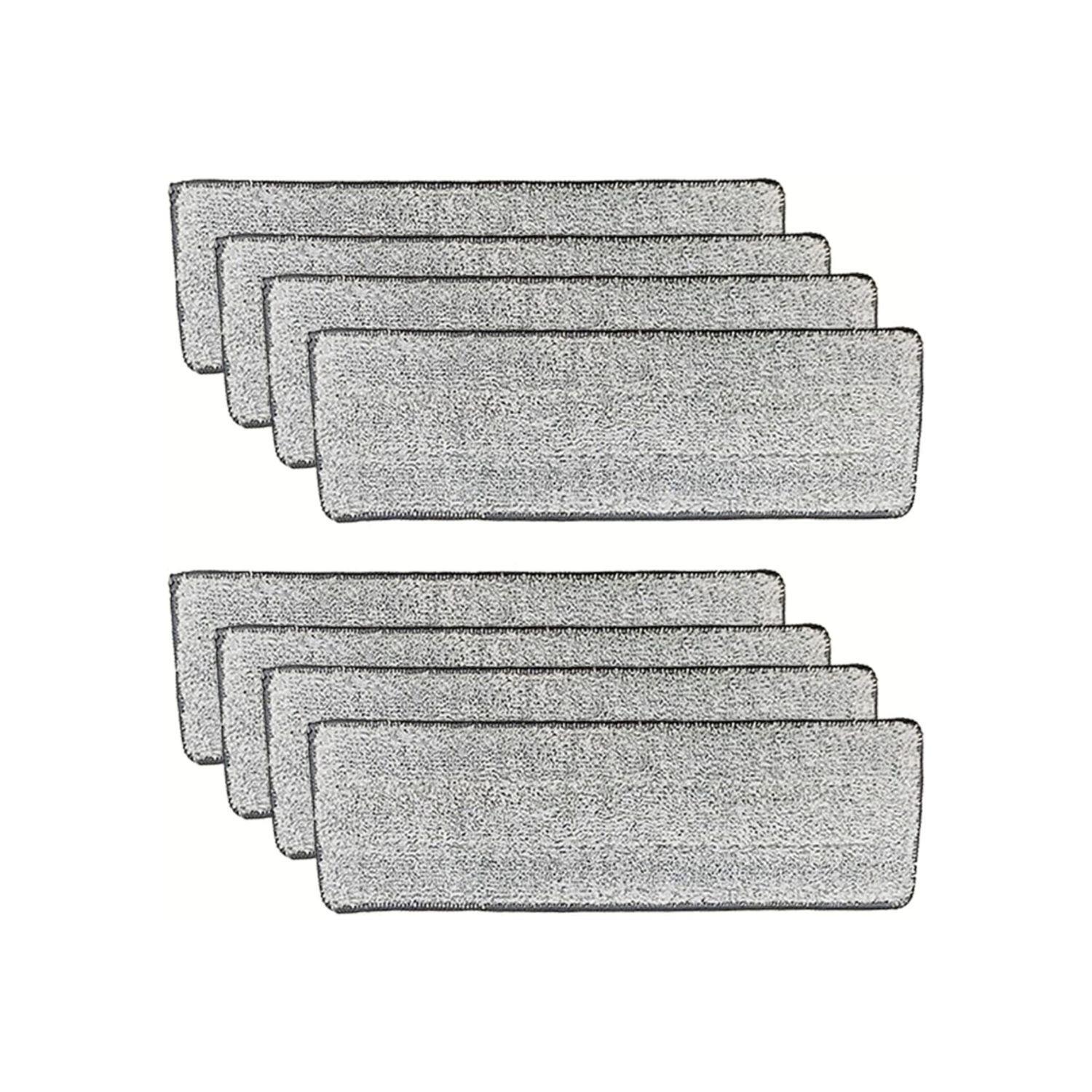 GOMINIMO Flat Mop Soft Durable Reusable Microfiber Replacement Pads 8 Pack