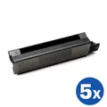 5 x OKI C5650, C5750 Generic Black Toner Cartridge - 8,000 pages (43865712)