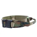 Vicanber Adjustable Tactical Dog Collar Military Nylon Heavy Duty For Large Dogs Training(Camouflage, M)