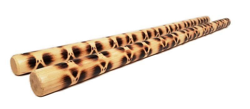 Morgan Wooden Burnt Style Escrima / Kali Sticks | Pair