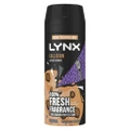 LYNX Deodorant Body Spray Collision Leather & Cookies 165 ml