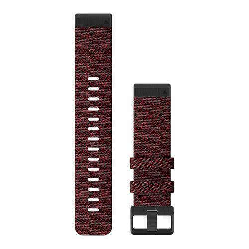 Garmin QuickFit 22 Watch Band - Heathered Red Nylon