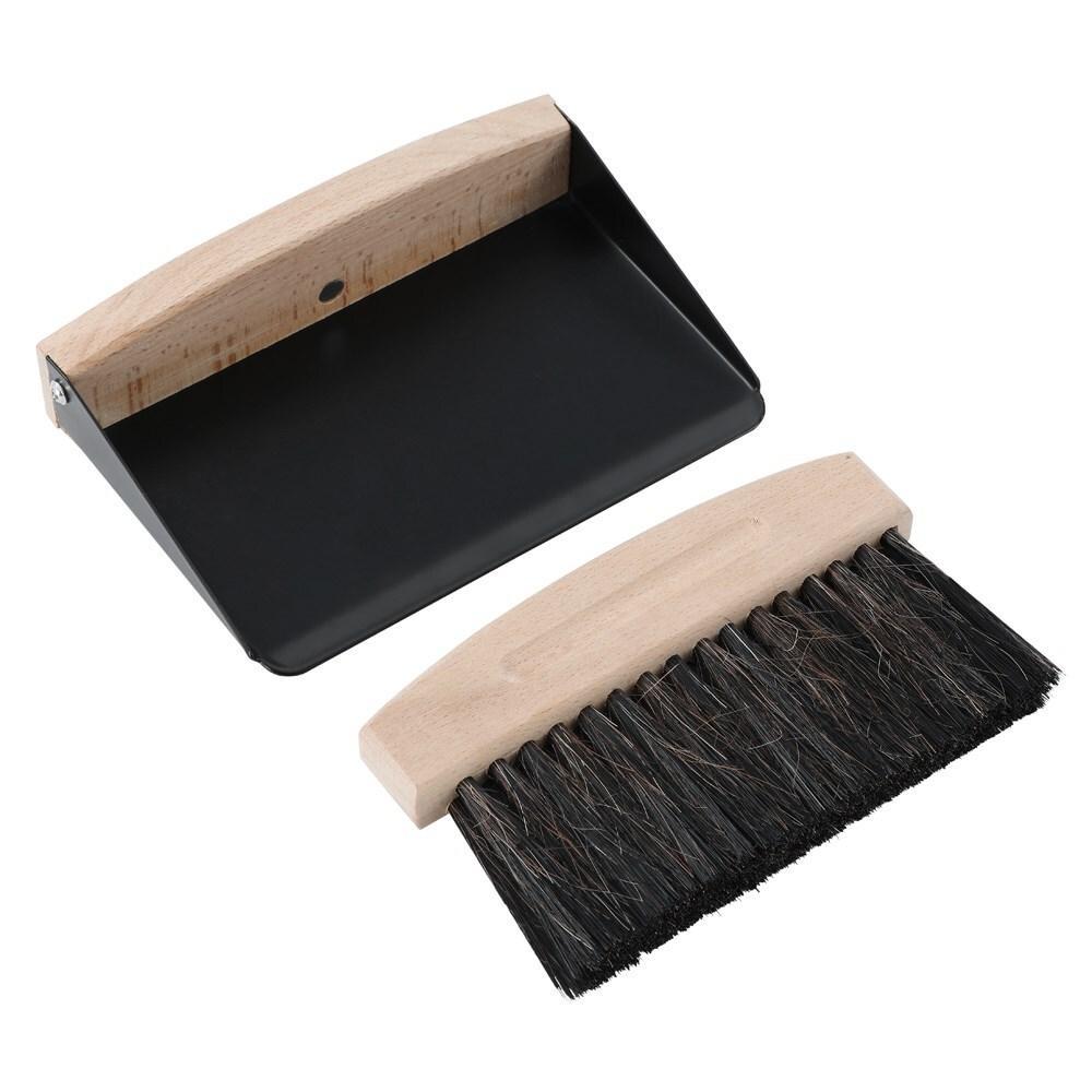 12 x MINI DUSTPAN AND BRUSH SET Small Cleaning Dustpan & Broom Portable Sweeper with Hand Broom Brush for Computer Keyboard Desktop Car Table Office
