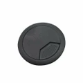 50mm Drill Hole Dia Desk Wire Cord Cable Grommets Cover Black