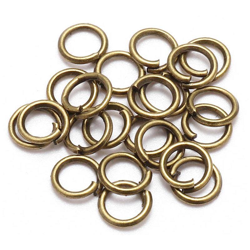 10pcs 304 Strong Stainless Steel Open Split Jump Rings Connector Jewellery Findings DIY Craft Loop