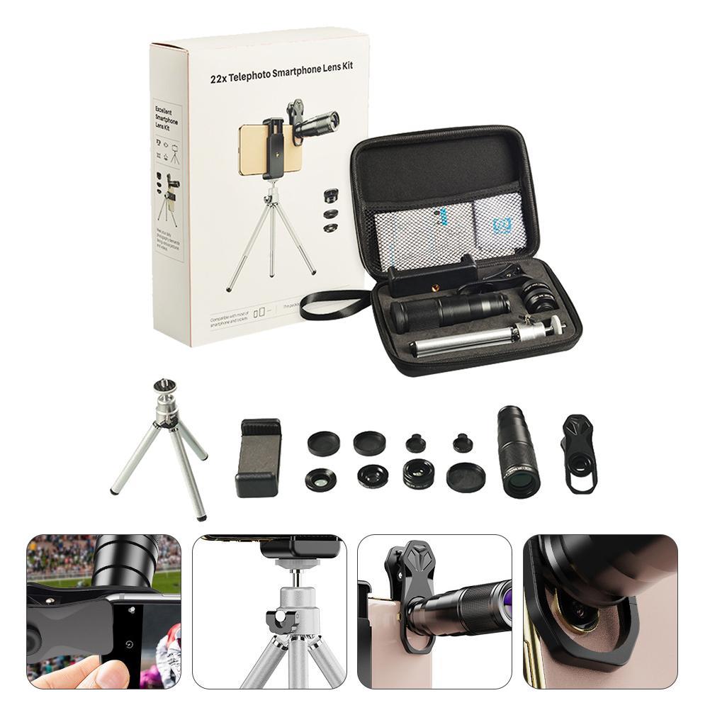 1 Set Cell Phone Supplie Phone Professional Lens Phone Wide Angle Lens Mobile Zoom Lens