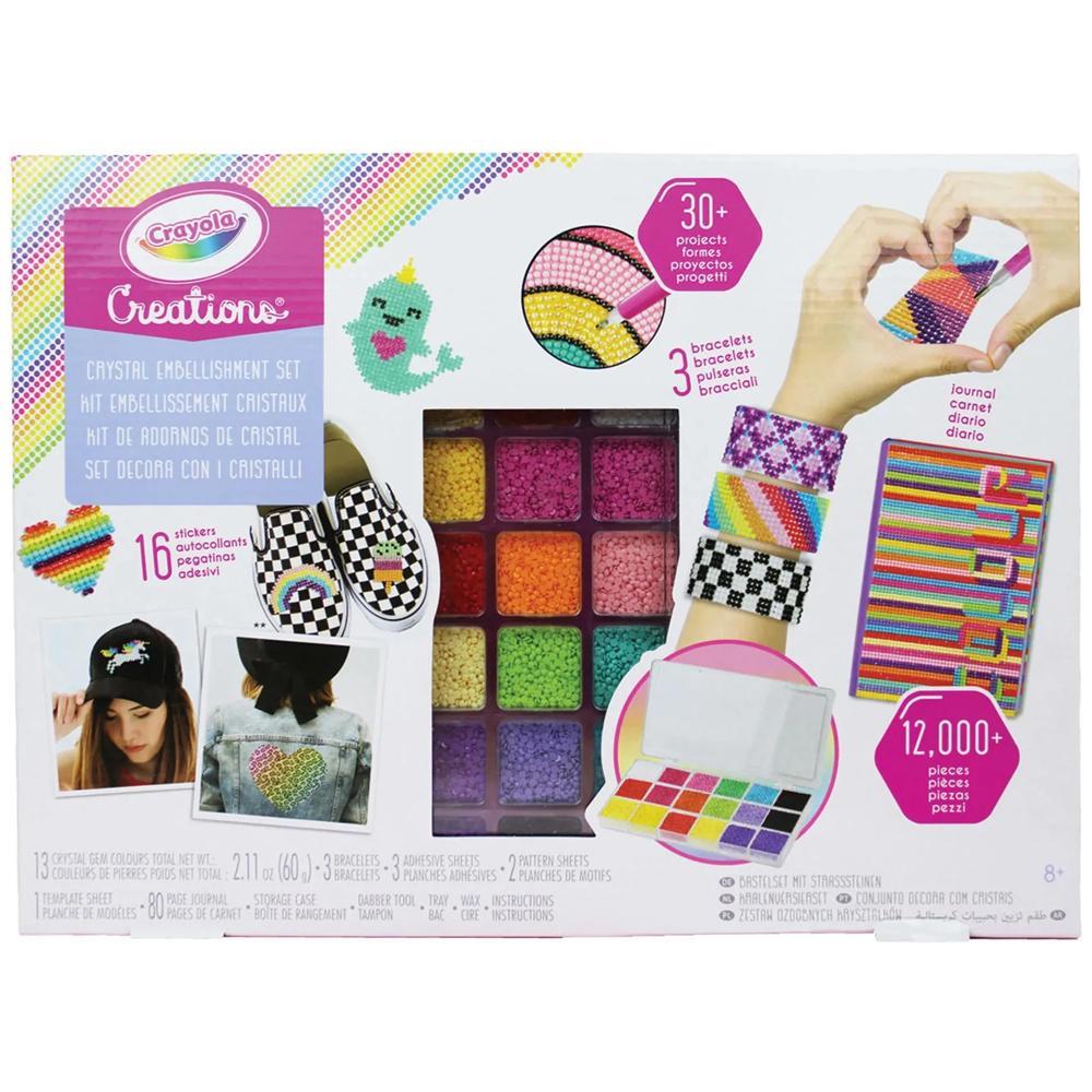Crayola Crystal Embellishment Set Creations Kids/Children Craft Activity Toy 8y+