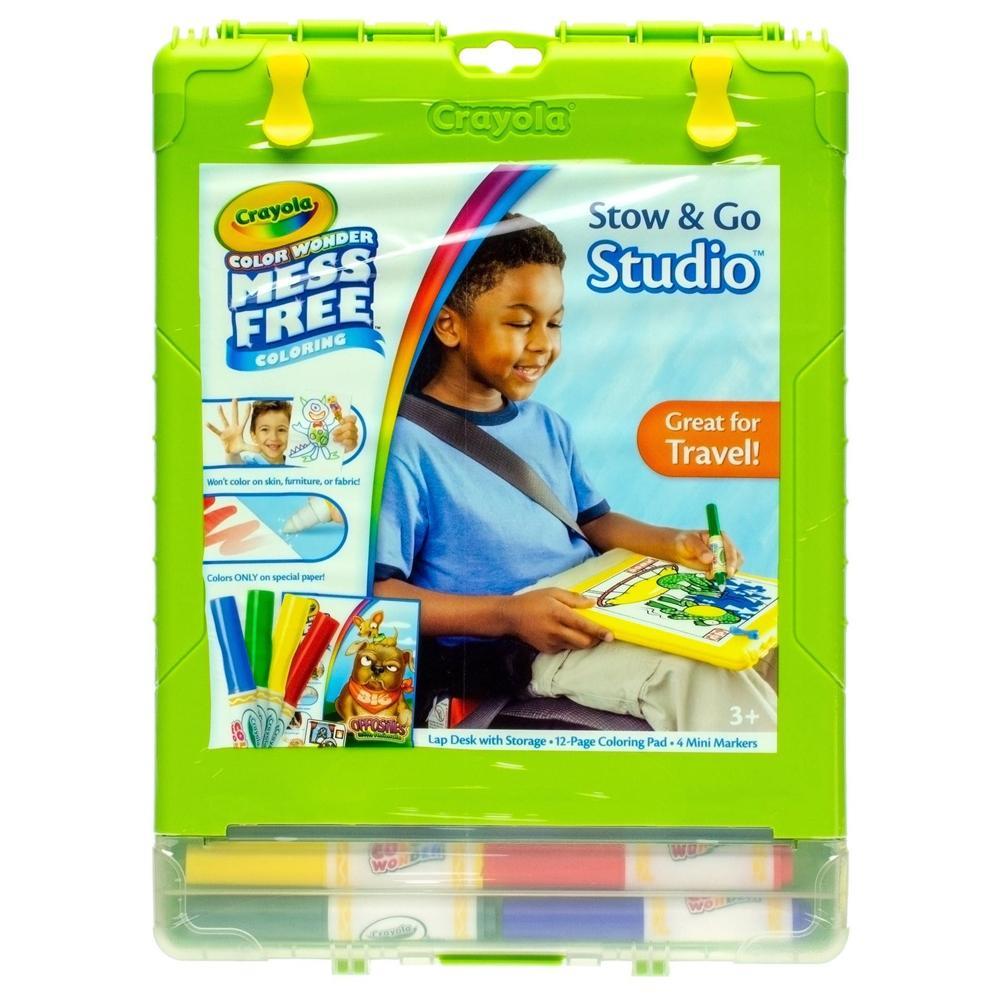 Crayola Colour Wonder Stow & Go Studio Art/Craft Supplies Set Kids/Children 3y+